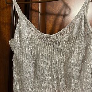 NWT Zara Metallic Sequin Dress